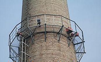 磚煙囪檢測(cè)平臺(tái)安裝